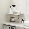 Furinno Hermite Wall Mounting Folding Table, French Oak(White)