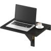 Furinno Hermite Wall Mounting Folding Table, French Oak(Espresso)