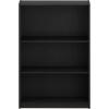Furinno 3-Tier Bookcase and End Table Bundle, French Oak Grey(Black)