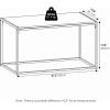 Furinno CAMNUS Living Room Tables Set of 3, Metal Frame 1 Coffee Table + 2 Side Tables, Side Tables Set, for Living Room, White(White/White)