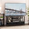 Furinno TV Stand for up to 55-Inch TV and 2 End Tables with Bin Drawer