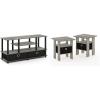 Furinno TV Stand for up to 55-Inch TV and 2 End Tables with Bin Drawer