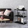 Furinno 3-Tier Storage Shelf and End Table Bundle