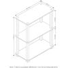 Furinno 3-Tier Storage Shelf and End Table Bundle