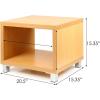 Furinno Nihon Contemporary Side/End Table, Cherry(Light Cherry)