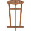 Furinno TIOMAN Patio Table, Outdoor Side Table, Patio Bar Table, Coffee Table in Teak Oil, for Patio, Garden, Porch, Natural(Bar Table)