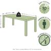 Furinno Classic Coffee Table, Modern Rectangle Coffee Table with 1.8 Inch Thick Tabletop, Side Table for Living Room, Home Office, Classic Black