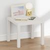 Furinno Classic Night Stand, Square Nightstand with 1.8″ Thick Tabletop, Thick Frame 4-Leg Side Table, End Table, Bedside Table, Toolless Assembly, for Bedroom, Closet, Living Room, White