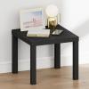 Furinno Classic Night Stand, Square Nightstand with 1.8″ Thick Tabletop, Thick Frame 4-Leg Side Table, End Table, Bedside Table, Toolless Assembly, for Bedroom, Closet, Living Room, Black