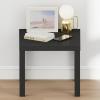 Furinno Classic Night Stand, Square Nightstand with 1.8″ Thick Tabletop, Thick Frame 4-Leg Side Table, End Table, Bedside Table, Toolless Assembly, for Bedroom, Closet, Living Room, Black