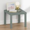 Furinno Classic Night Stand, Square Nightstand with 1.8″ Thick Tabletop, Thick Frame 4-Leg Side Table, End Table, Bedside Table, Toolless Assembly, for Bedroom, Closet, Living Room, Sage Green