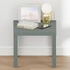 Furinno Classic Night Stand, Square Nightstand with 1.8″ Thick Tabletop, Thick Frame 4-Leg Side Table, End Table, Bedside Table, Toolless Assembly, for Bedroom, Closet, Living Room, Sage Green