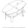 Furinno Coffee Table and End Table Set, French Oak Grey/Black