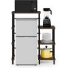 Furinno Besi Industrial Multipurpose Side Table, Brown