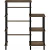Furinno Besi Industrial Multipurpose Side Table, Brown