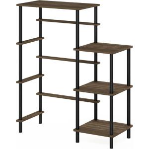 Furinno Besi Industrial Multipurpose Side Table, Brown