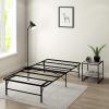 Furinno Move-In Ready 2-PC Bedroom Set with Modern End Table Stone