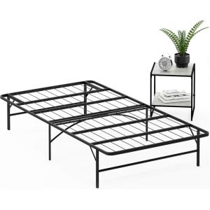 Furinno Move-In Ready 2-PC Bedroom Set with Modern End Table Stone