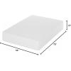 Furinno Tidur Cooling Gel Memory Foam Mattress, 12 Inch, Full(Full)