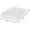 Furinno Tidur Cooling Gel Memory Foam Mattress, 12 Inch, Full(Queen)