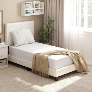 Furinno Tidur Cooling Gel Memory Foam Mattress, 10 Inch, Full, White(White)