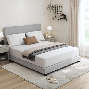 Furinno Tidur Cooling Gel Memory Foam Mattress, 12 Inch, Full(California King)