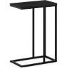 Furinno CAMNUS Night Stand, C-Shape Nightstand, Metal Frame Side Table, End Table, Bedside Table, for Living Room, Bedroom, Americano(Americano)