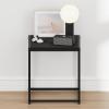 Furinno CAMNUS Night Stand, Metal Frame Nightstand, Toolless Side Table, End Table, Bedside Table, for Living Room, Bedroom, Solid White(Americano)