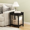 Furinno Classic Side Table, 2-Tier Modern End Table with Small Drawer and Open Shelf, Night Stand, Bedside Table, for Living Room, Bedroom, Dark Americano(Dark Americano)