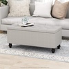 Furinno Cubicle Storage Bench, Shoe Bench with Padded Seat Cushion, 3-Cube Open Shelves Entryway Bench, for Closet, Entryway, Living Room, White(Glacier)